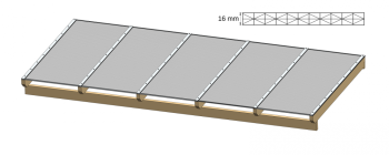 Atlas Acomfa dakpakket voor terrasoverkapping BUDGET
